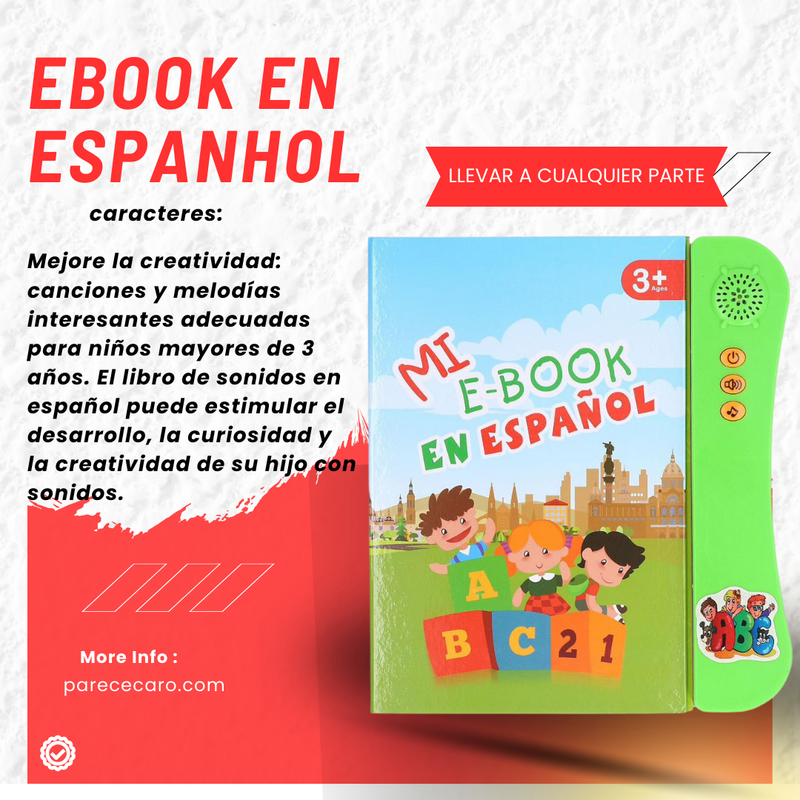 Libro de sonido de aprendizaje en español